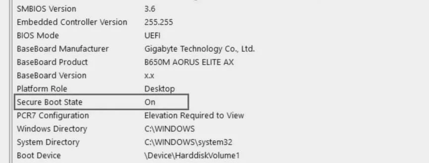 Cómo activar Secure Boot para Battlefield 2042