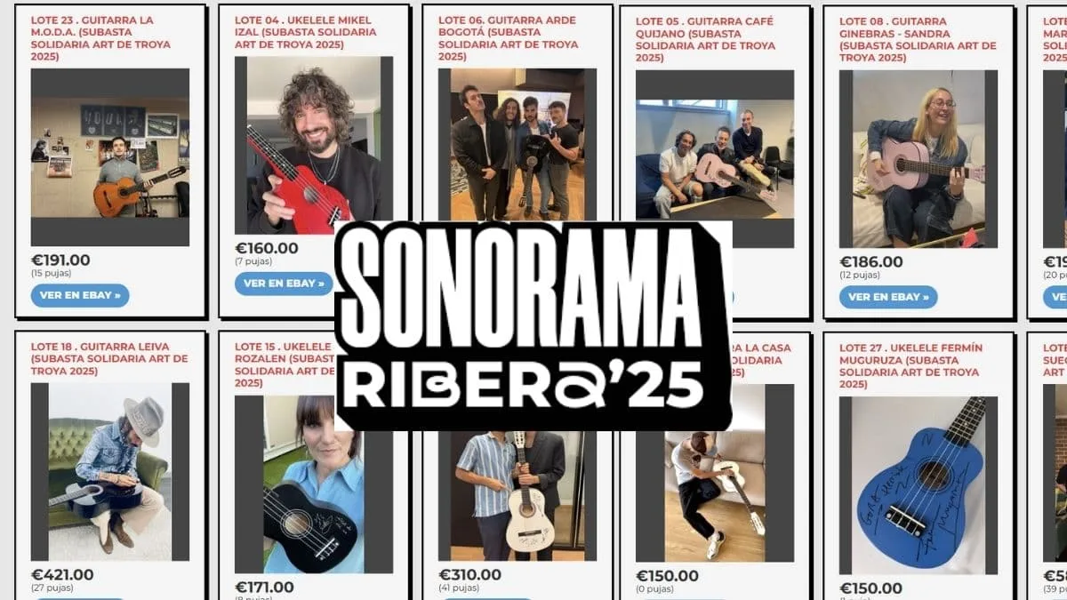Subasta Solidaria Sonorama Ribera