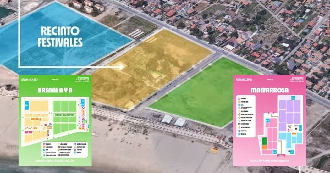 Zonas de descanso campings arenal sound