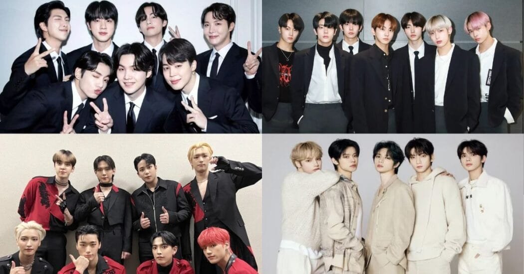 TXT, ENHYPEN, BTS, ATEEZ