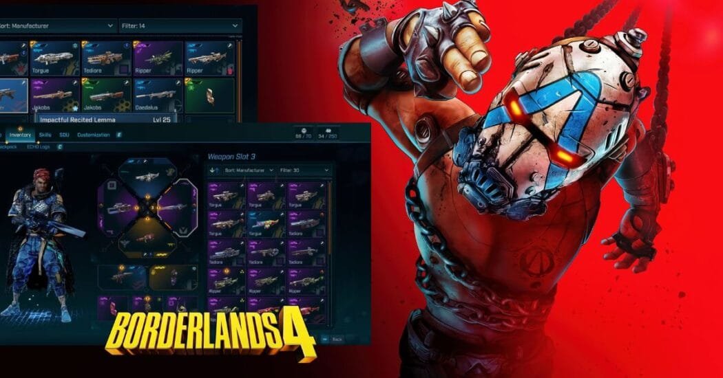 inventario Borderlands 4