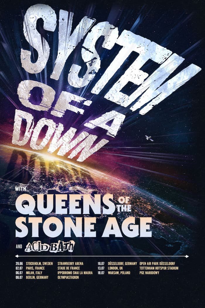 System Of A Down Gira 2026