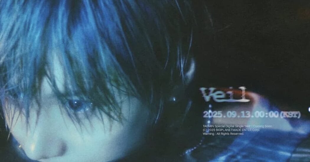 Taemin de SHINee anuncia su nuevo single digital Veil