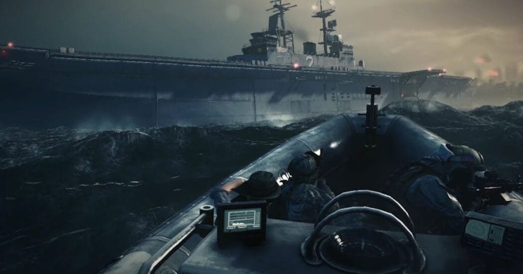 batallas de barcos a Battlefield