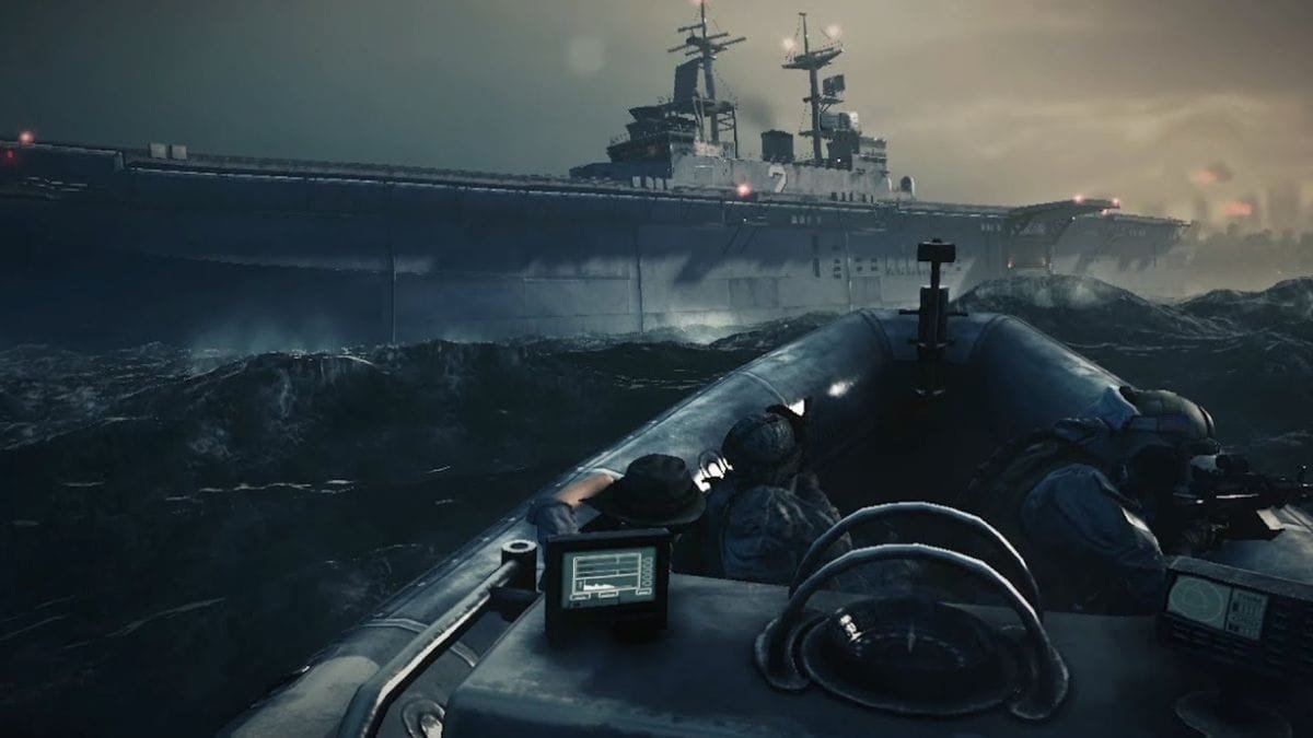 batallas de barcos a Battlefield