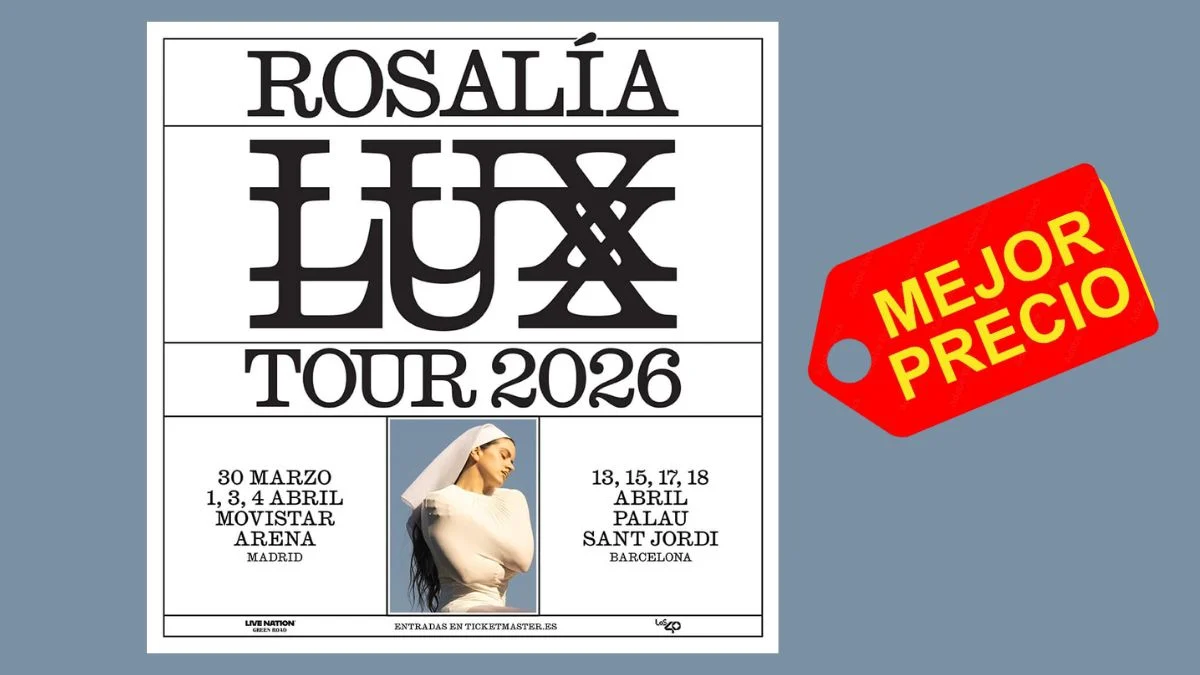 Entradas al mejor precio Rosalía Lux Tour 2026