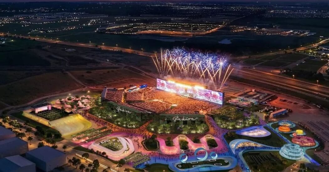 Así será el estadio que Shakira levantará en Madrid