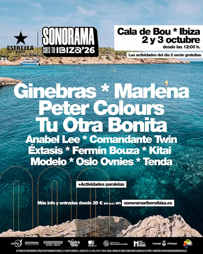 Cartel de Sonorama Ibiza 2026