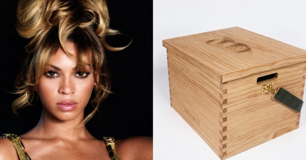 Beyoncé pone a la venta una caja de madera vacía por 837,95 euros vinculada a la reedición de 'B'Day'