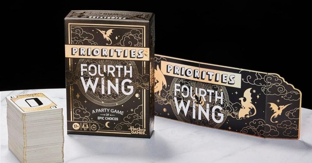 La saga Fourth Wing ya tiene cuatro juegos de mesa a la venta