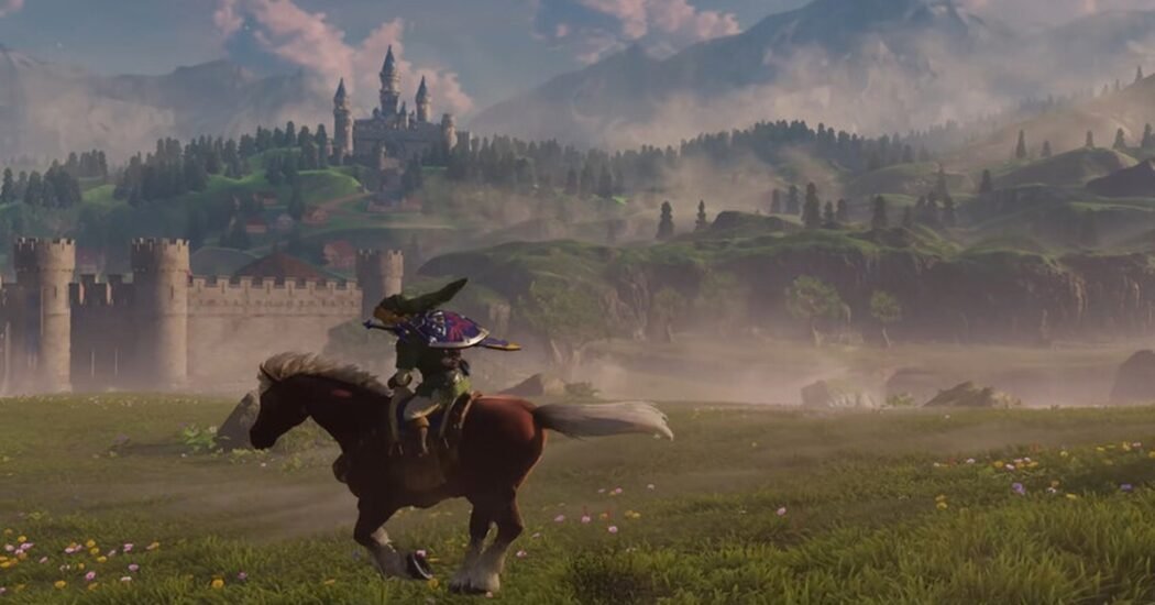 El mapa del Ocarina of Time Remake muestra zonas más grandes