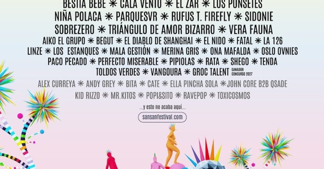 SanSan 2027 confirma a Lori Meyers e Iván Ferreiro y anuncia fechas en Benicàssim