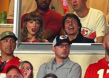 Taylor Swift anima en Arrowhead el debut de Travis Kelce junto a Tom Cruise