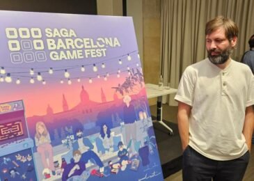 Conrad Roset firma el cartel de la primera edición del SAGA Barcelona Game Fest