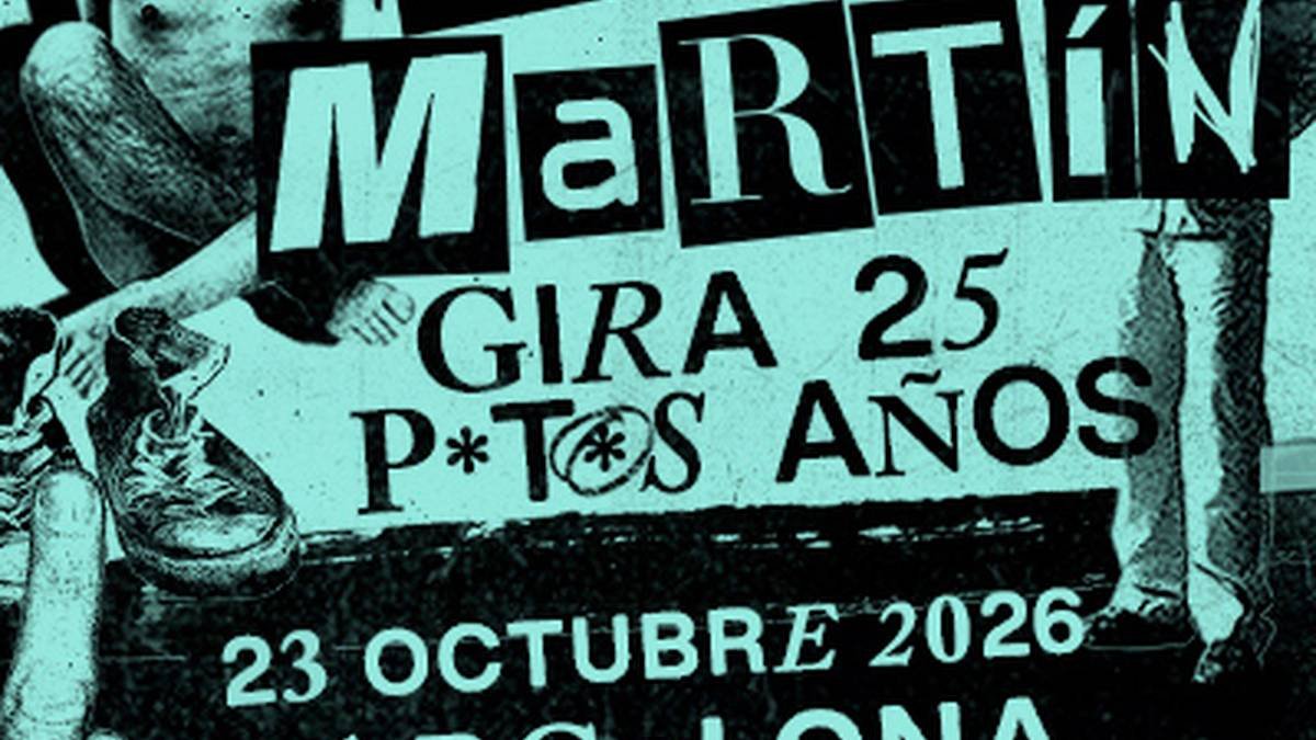 Dani Martín en Barcelona (23 oct. 2026): consigue tus entradas desde 43 €