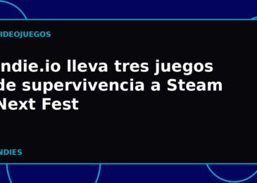 Indie.io lleva tres juegos de supervivencia a Steam Next Fest