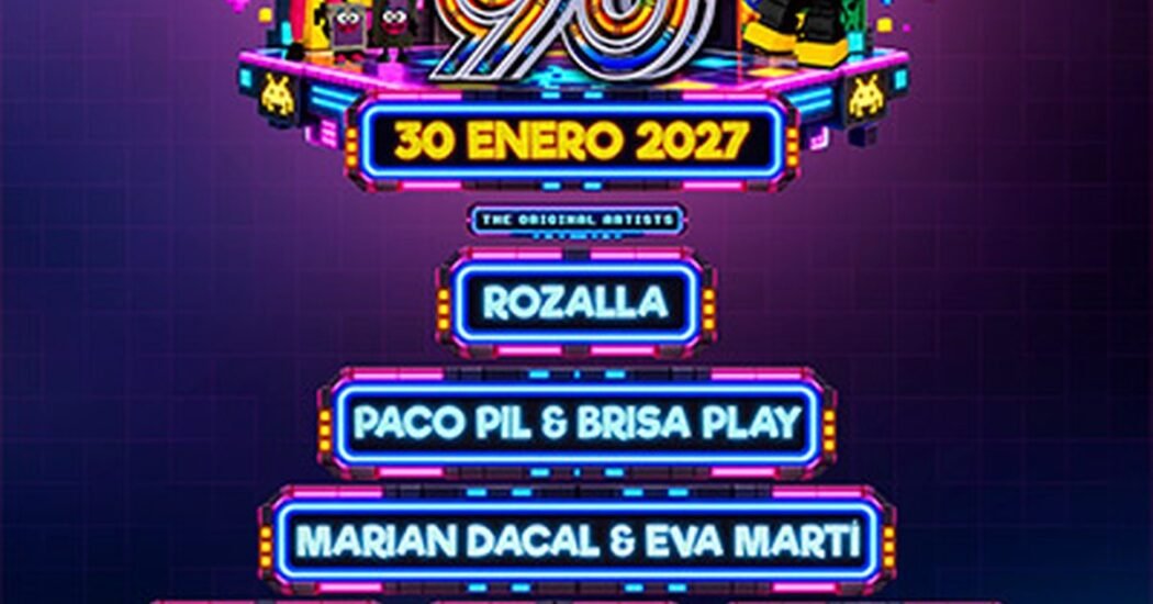 Molan los 90 en Zaragoza (31/01/2027), consigue tus entradas desde 26€