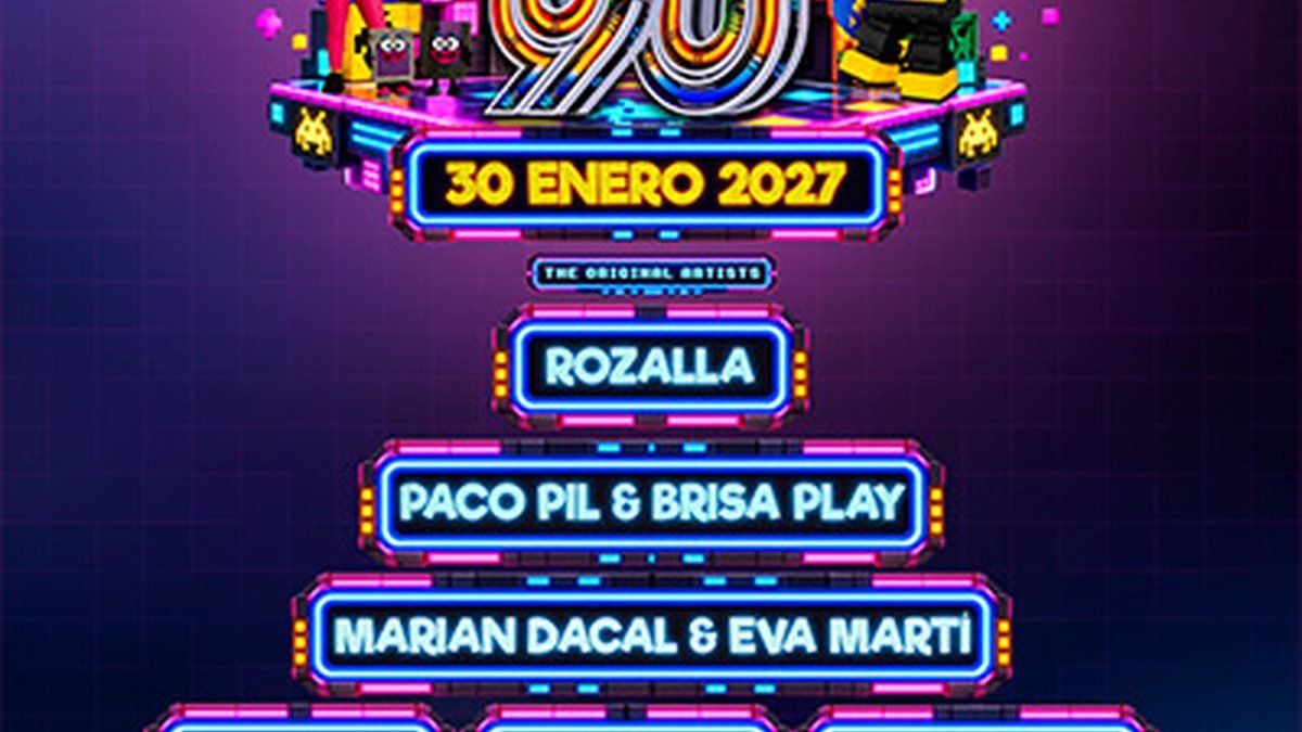 Molan los 90 en Zaragoza (31/01/2027), consigue tus entradas desde 26€