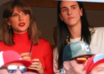 Taylor Swift, acompañada por Caitlin Clark, vio a los Chiefs en Arrowhead